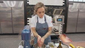 Siobhan in the Top Chef Canada Kitchen